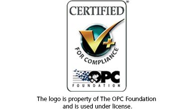 The logo is property of The OPC Foundation and is used under license.