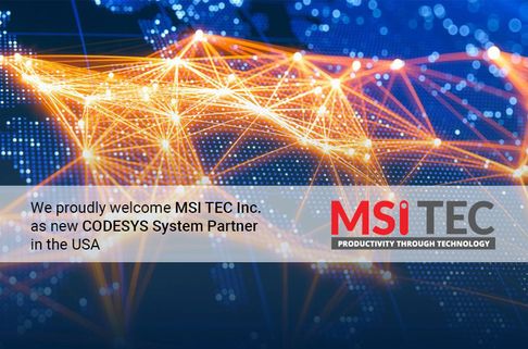 New System Partner for CODESYS is MSI Tec