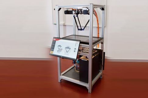Il dimostratore della nuova soluzione di automazione si basa su un treppiede di Autonox Robotics.