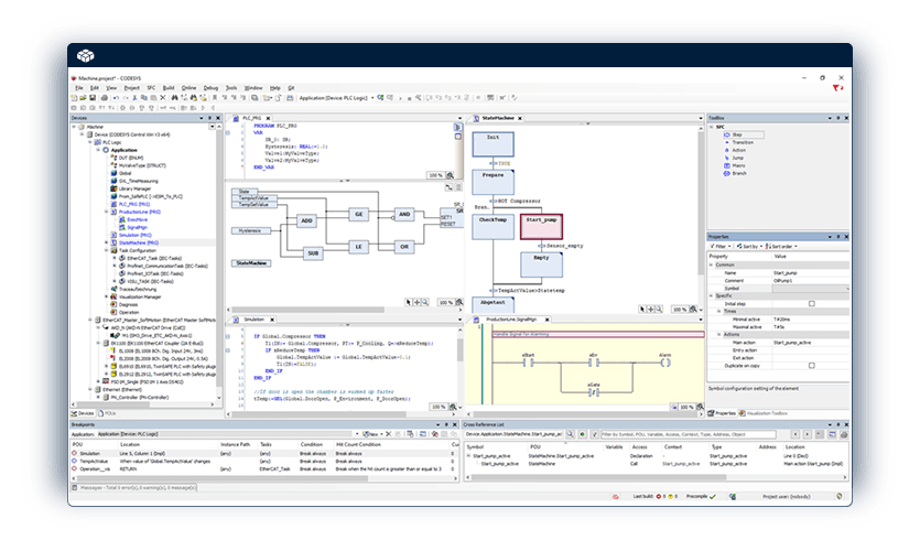 The CODESYS Development System is the core of the software platform.